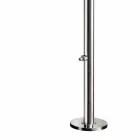 Douche de jardin en acier inoxydable chromé avec lave-pieds Made in Italy - Marlen Viadurini