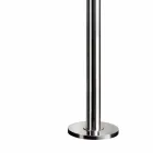 Douche de jardin en acier avec robinet temporisé Made in Italy - Norton Viadurini