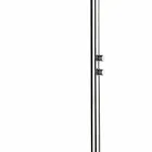 Douche de jardin en acier inoxydable chromé avec lave-pieds Made in Italy - Modeo Viadurini