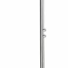 Douche extérieure en acier avec lave-pieds et minuterie Made in Italy - Modeo Viadurini