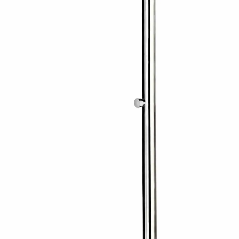 Douche extérieure en acier inoxydable avec robinet temporisé Made in Italy - Modeo Viadurini