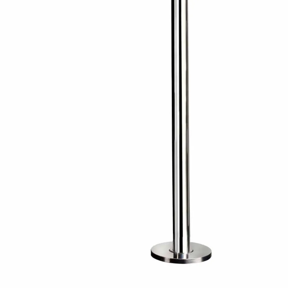 Douche extérieure en acier inoxydable avec robinet temporisé Made in Italy - Modeo Viadurini