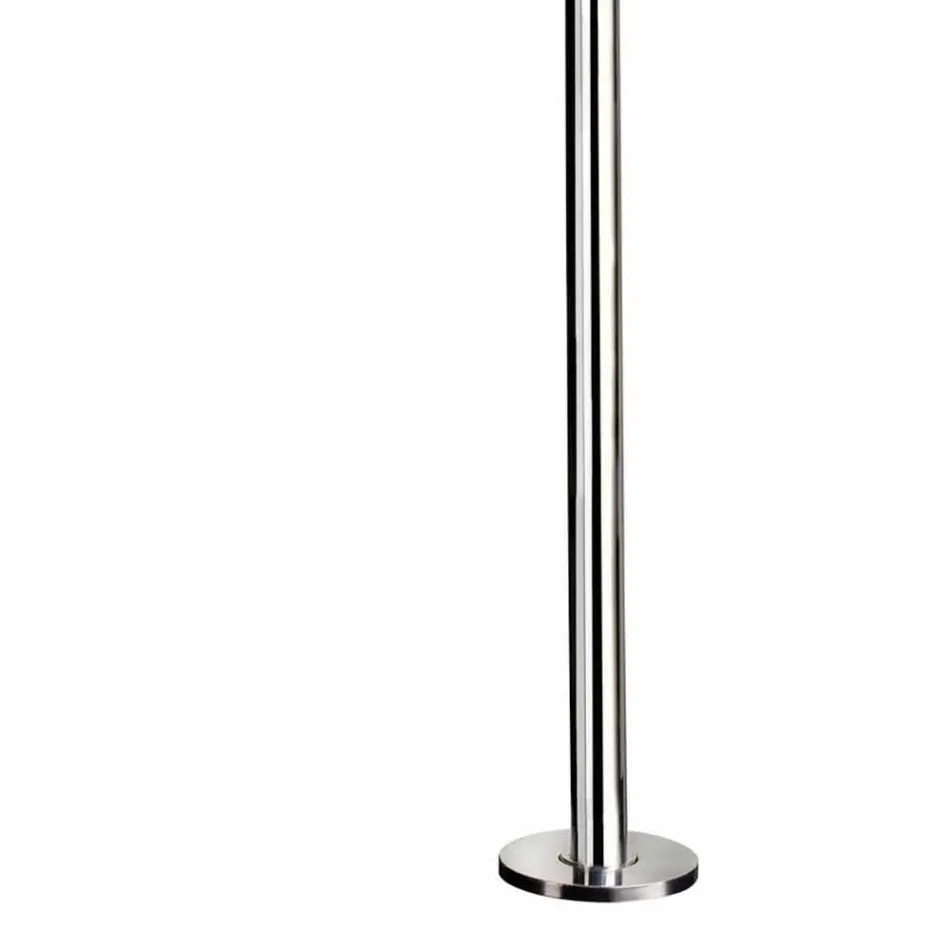 Douche extérieure en acier inoxydable chromé avec mitigeur Made in Italy - Modeo Viadurini