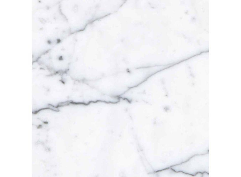 Deux dessous de verre en marbre blanc et gris avec du liège fabriqué en Italie - Jessa Viadurini