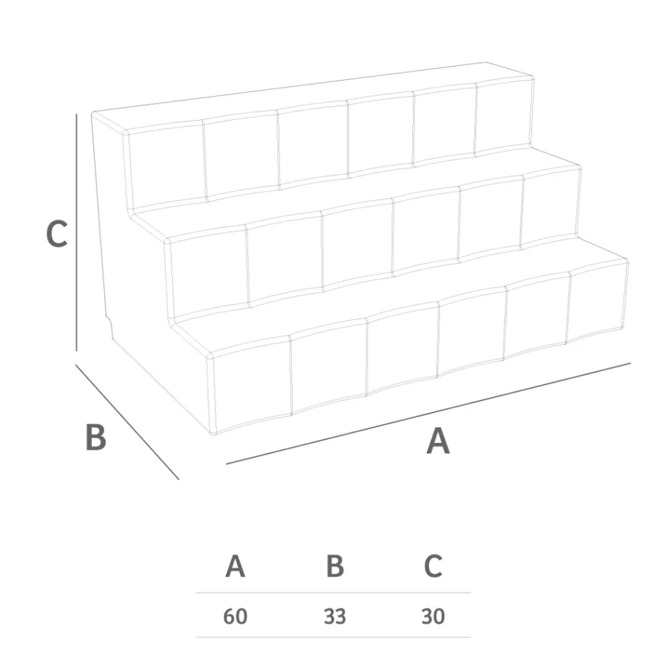 Présentoir de bouteilles en trois étapes Made in Italy - Capo Viadurini