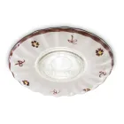 Spot encastré rond en céramique fait en Italie Pescara par Ferroluce Viadurini