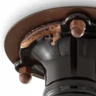 Conception spot de plafond rétro en céramique et métal Cloe Ferroluce Viadurini