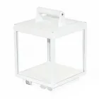 Spot Led Extérieur Décoratif en Aluminium Blanc ou Corten - Bettina Viadurini