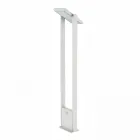 Spot Solaire Extérieur Led en Aluminium Blanc ou Noir Mat - Agorio Viadurini
