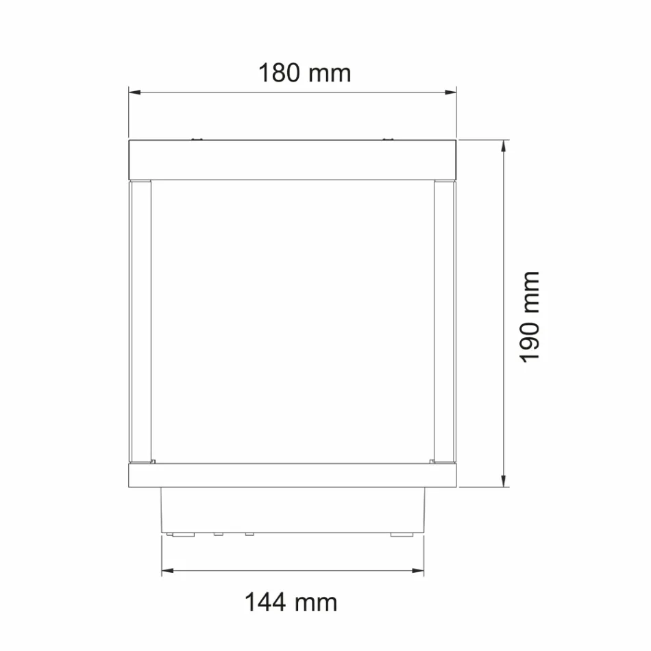 Spot LED Solaire Portable en Aluminium Blanc, Noir ou Corten - Bettina Viadurini