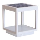 Spot LED Solaire Portable en Aluminium Blanc, Noir ou Corten - Bettina Viadurini