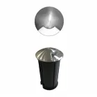 Spot LED Rond 2W pour Extérieur en Acier Inoxydable, 4 Pièces - Mayor Viadurini