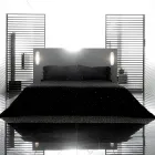 Taie d'oreiller en lin avec dentelle Poema et dentelles beurre ou noires fabriquées en Italie - Masone Viadurini