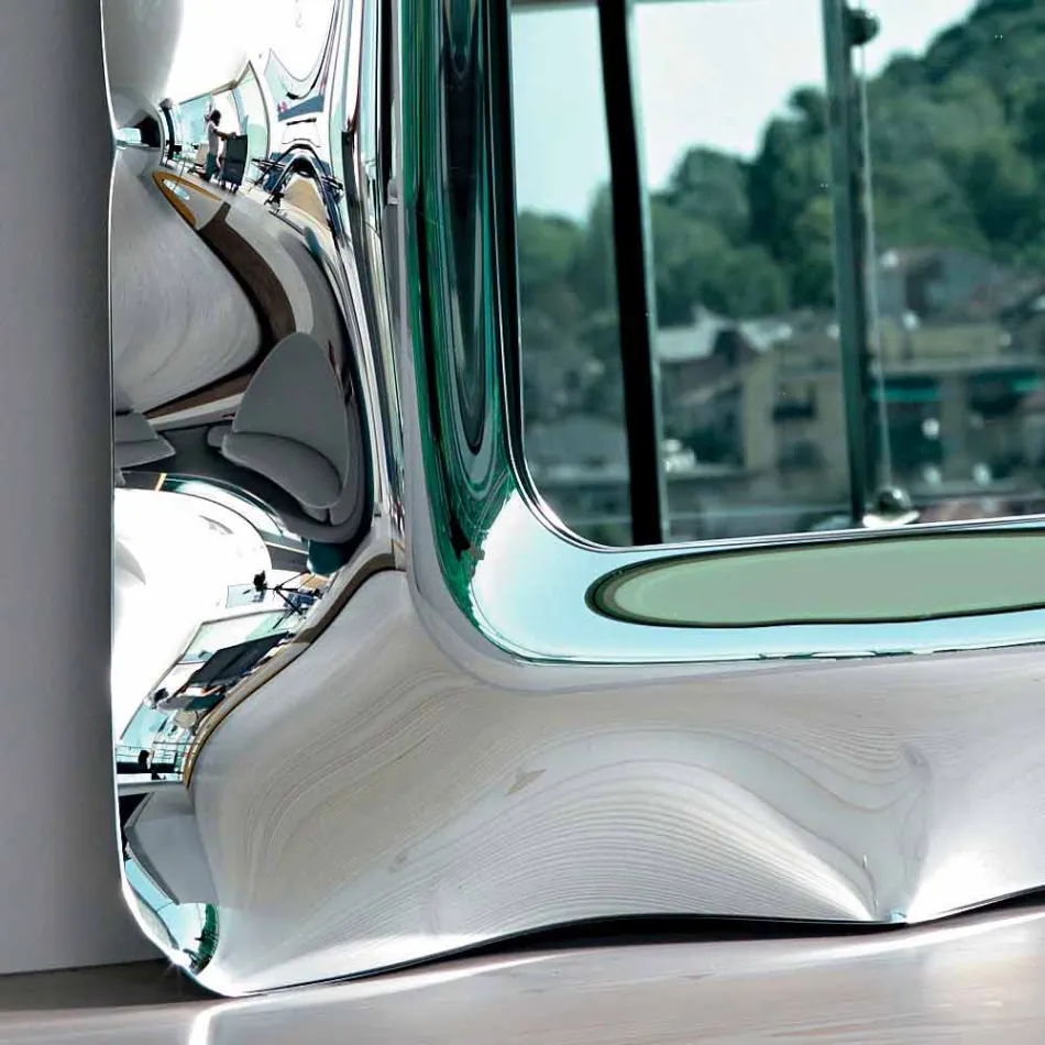 Miroir de sol / mur Fiam Italia Dorian 202x105cm fabriqué en Italie Viadurini