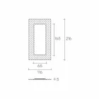 Miroir mural / de sol moderne Fiam Italia Pop 216x116cm fabriqué en Italie Viadurini