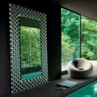 Miroir mural / de sol moderne Fiam Italia Pop 216x116cm fabriqué en Italie Viadurini