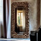 Miroir mural design nouveau baroque Fiam Veblèn fabriqué en Italie Viadurini