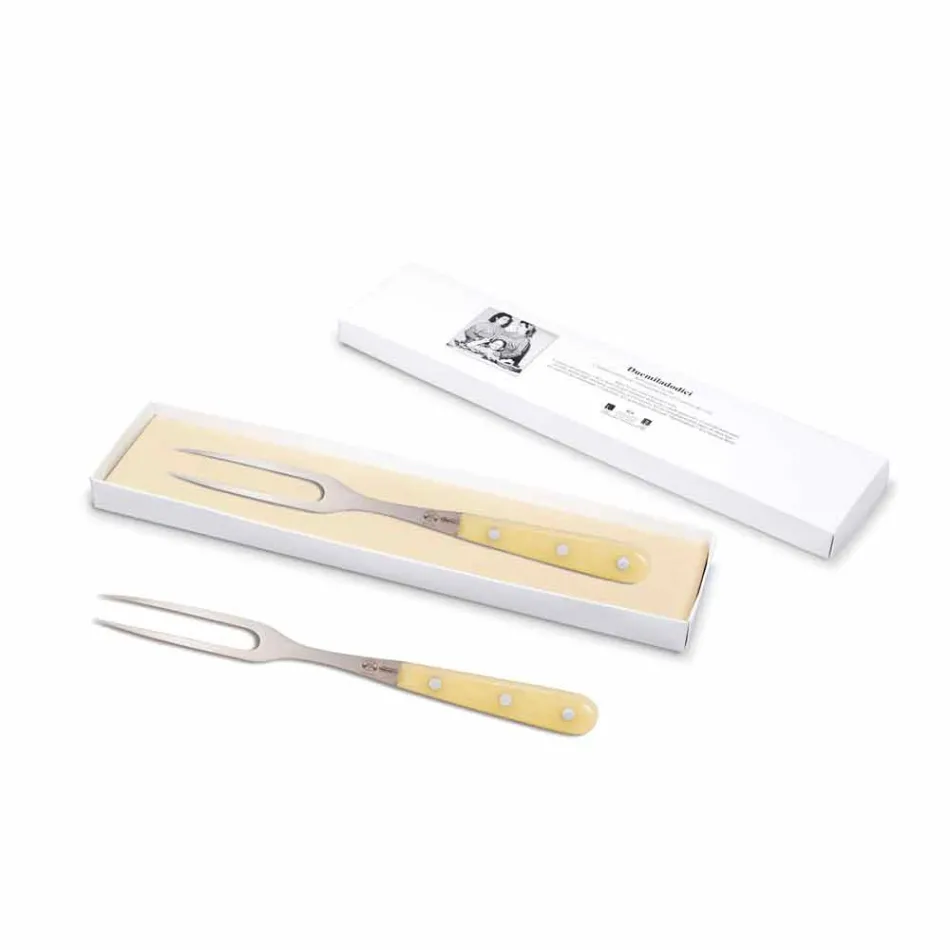 Fourche à trancher Berti en acier inoxydable exclusivement pour Viadurini - Besano Viadurini