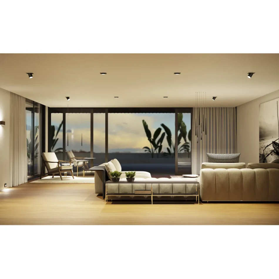 Photoprojecteur Led plafonnier encastré pour intérieurs en aluminium - Etruscan Viadurini