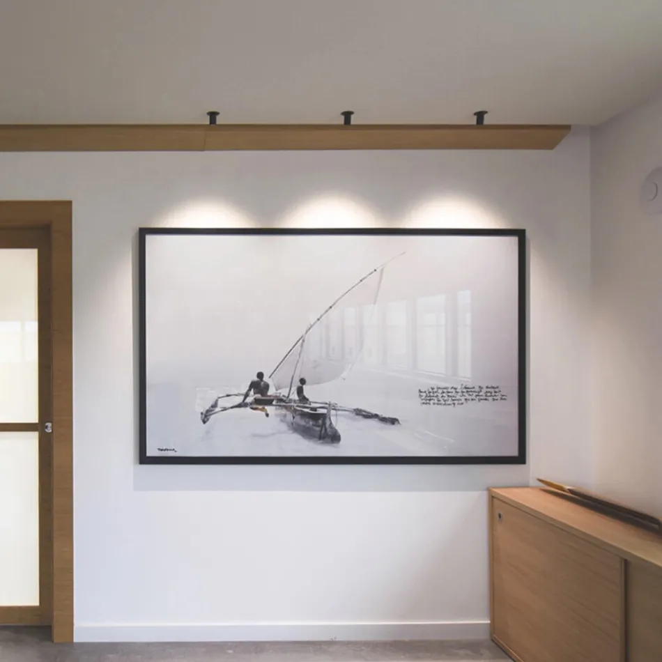 Plafonnier Led Réglable Photoprojecteur en Aluminium 4 Pièces - Etrusque Viadurini