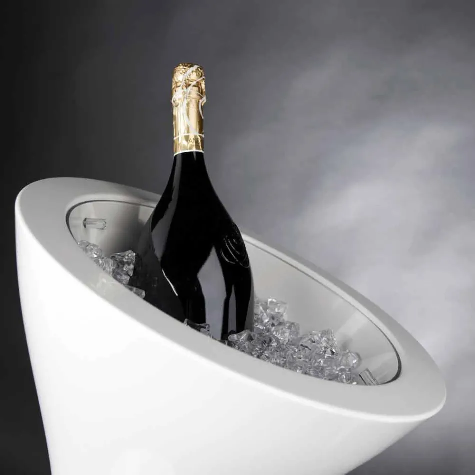 Frappeuse de sol en polyéthylène blanc Made in Italy - Bratislava Viadurini