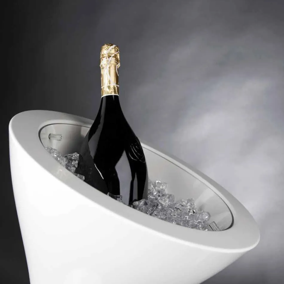 Frappeuse de sol en polyéthylène blanc Made in Italy - Bratislava Viadurini