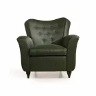 Fratelli Boffi Léonie Chaise design rembourrés, dos capitonné Viadurini