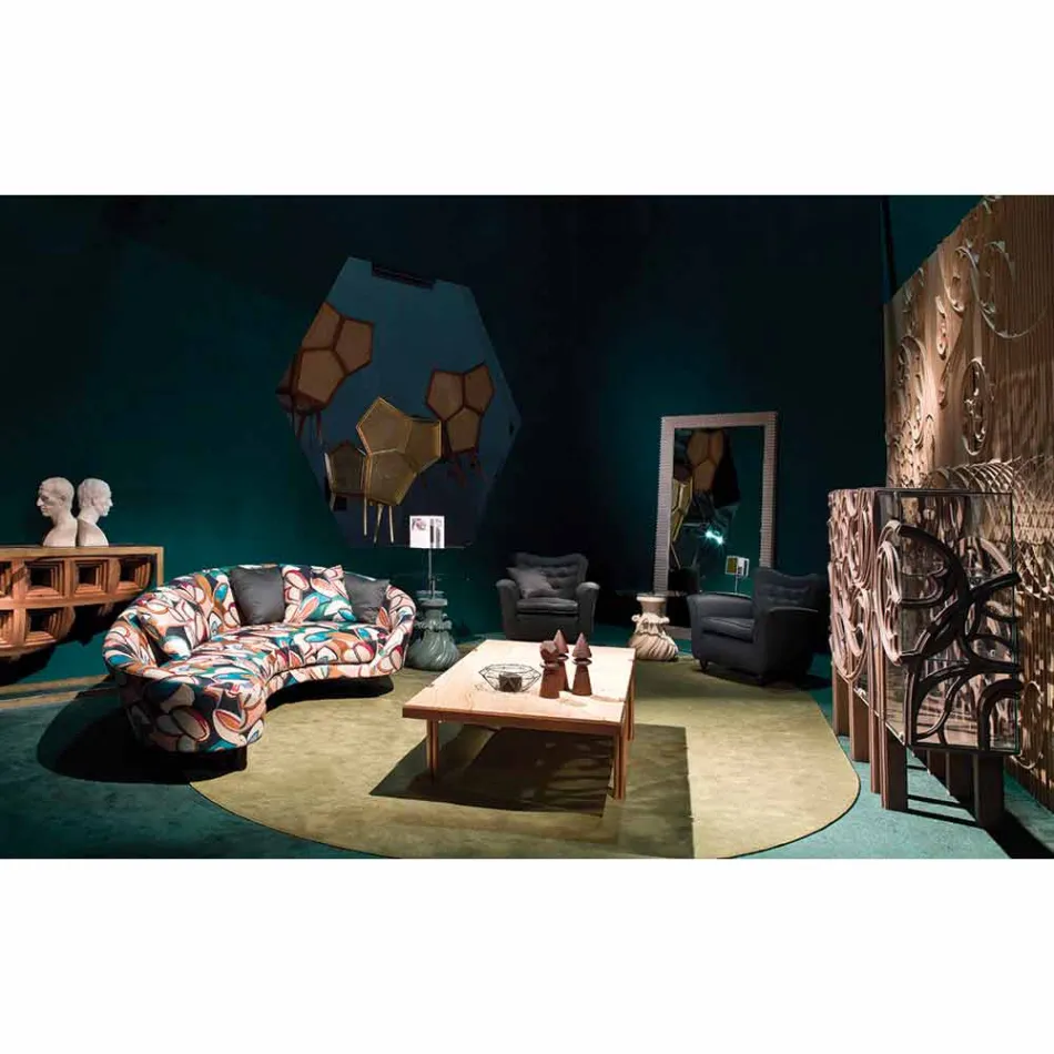 Fratelli Boffi Léonie Chaise design rembourrés, dos capitonné Viadurini