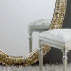 Grand miroir ovale du sol / mur vie, 114x190 cm Viadurini