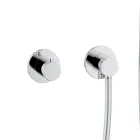 Groupe de douche 2 voies avec barre coulissante, Rosace ronde ou carrée - Kristio Viadurini