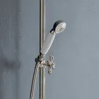 Groupe de douche duplex classique en laiton avec pomme de douche 3 tailles - Ercolina Viadurini