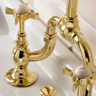 Groupe Lavabo Pont Design Vintage en Laiton Fabriqué en Italie – Katerina Viadurini