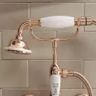 Groupe de baignoire en laiton au design vintage fabriqué en Italie - Klarisa Viadurini