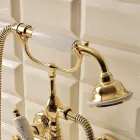 Groupe de baignoire en laiton de style vintage fabriqué en Italie - Katerina Viadurini