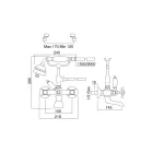 Groupe de baignoire en laiton de style vintage fabriqué en Italie - Katerina Viadurini