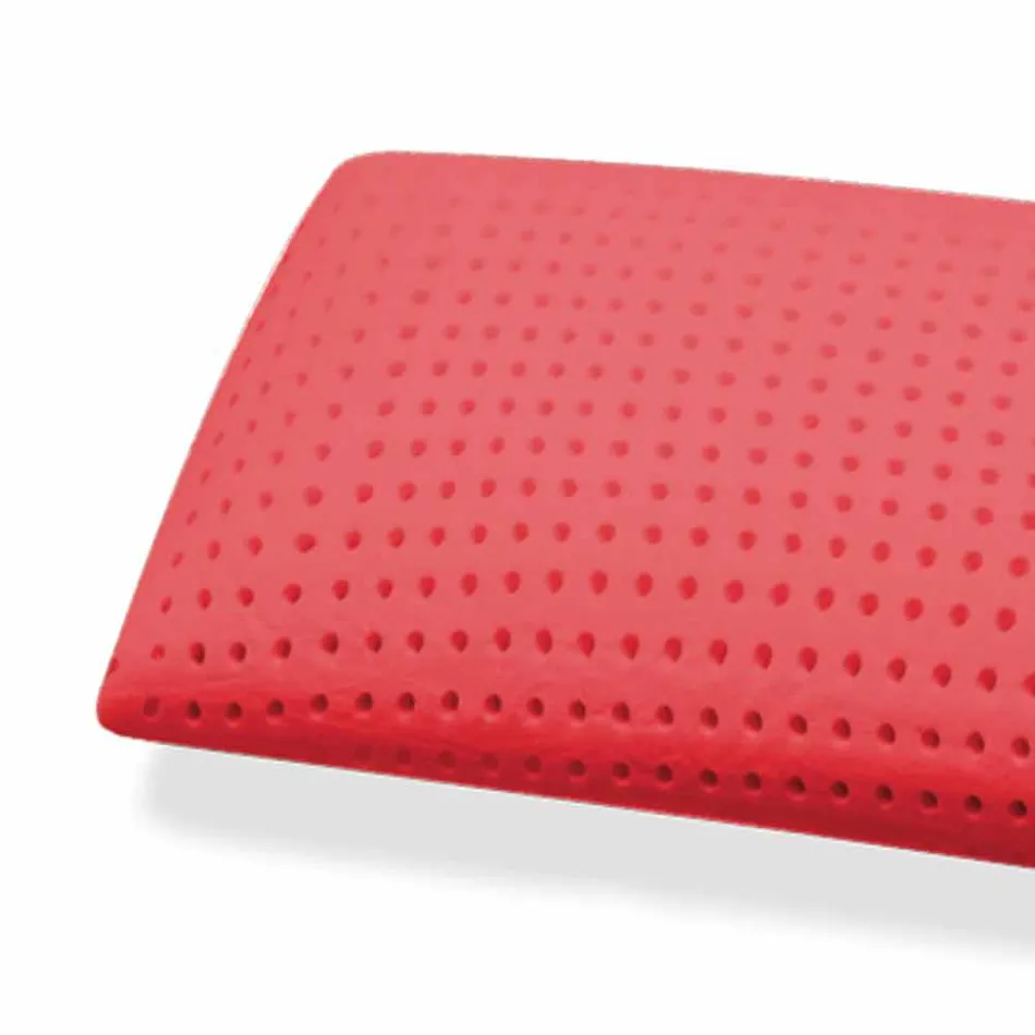 Oreiller en Ginseng à mémoire perforée de 15 cm de haut Fabriqué en Italie - Calais Viadurini