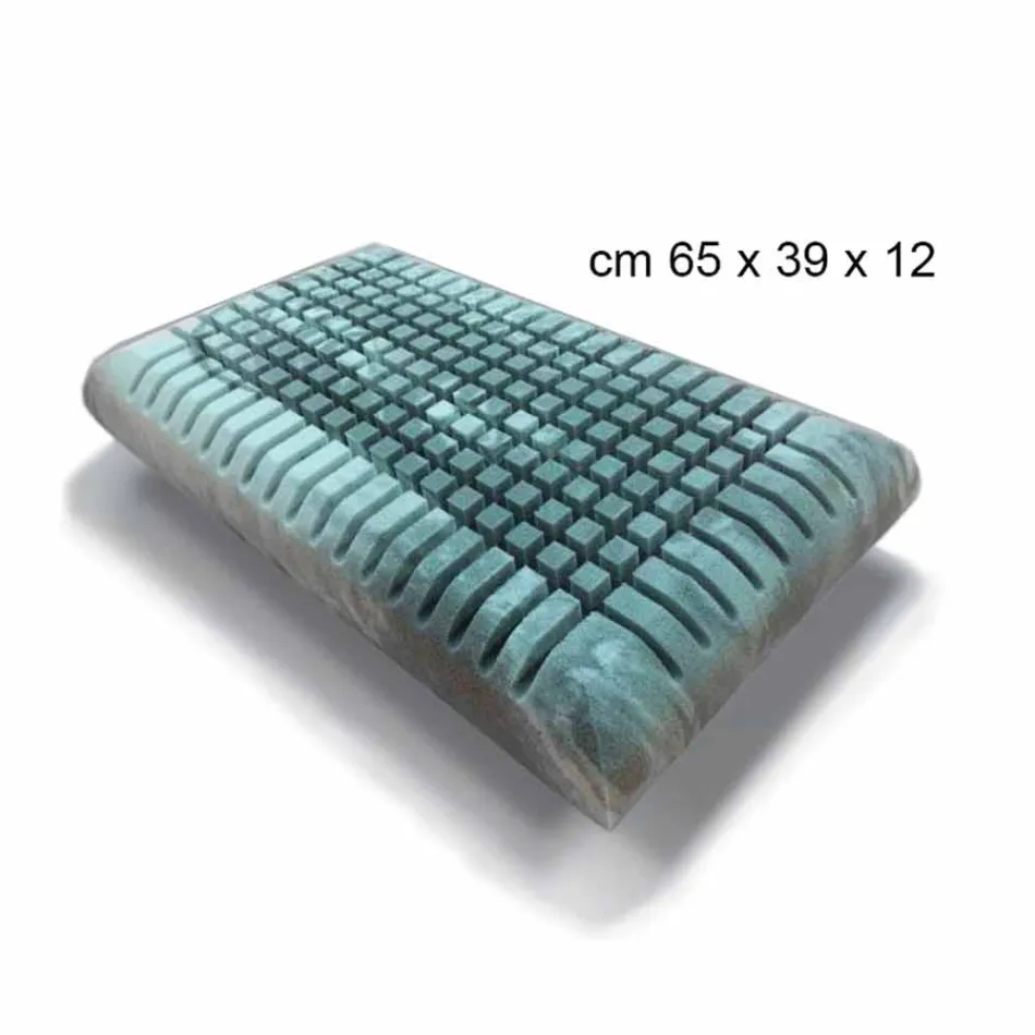 Oreiller High Memory Xform 12 cm Fabriqué en Italie - Clementino Viadurini