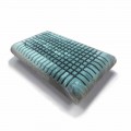 Oreiller ergonomique Memory Xform de 12 cm de haut Fabriqué en Italie, 2 pièces - Clementino
