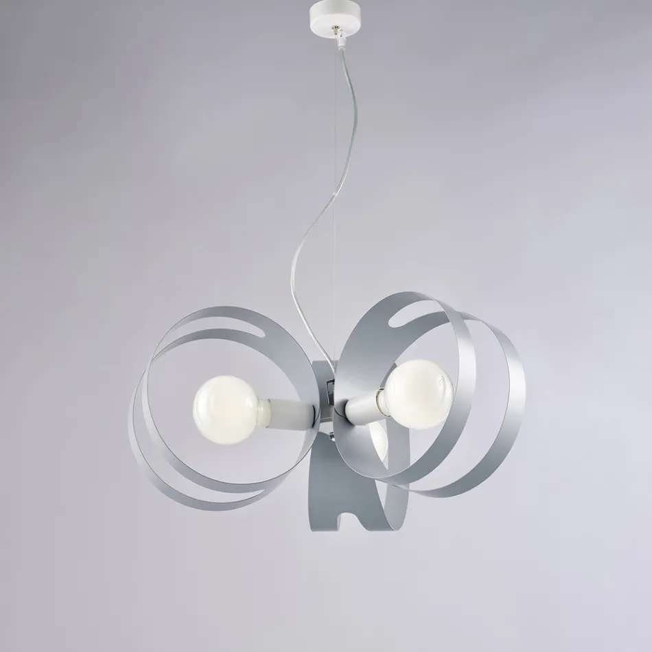 Luminaires design en verre et métal fabriqués en Italie pour créer - Capricornus Viadurini