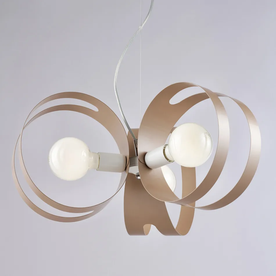 Luminaires design en verre et métal fabriqués en Italie pour créer - Capricornus Viadurini