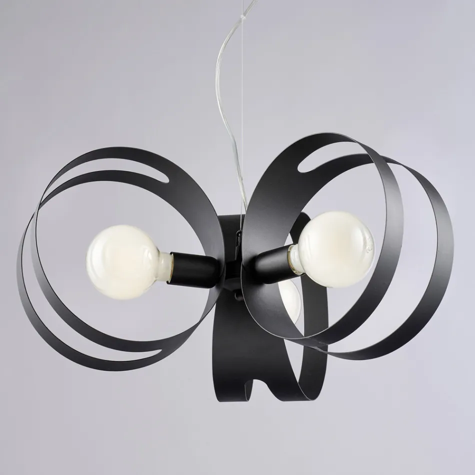 Luminaires design en verre et métal fabriqués en Italie pour créer - Capricornus Viadurini
