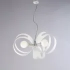 Luminaires design en verre et métal fabriqués en Italie pour créer - Capricornus Viadurini