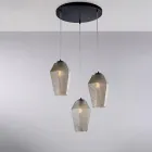 Luminaires design en verre et métal fabriqués en Italie pour créer - Libra Viadurini
