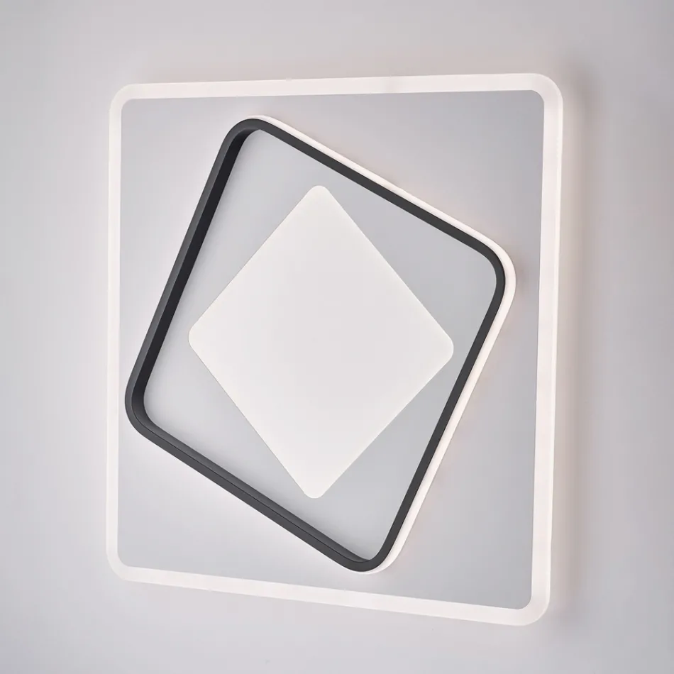 Luminaires design en verre et métal fabriqués en Italie pour la création - Lupus Viadurini