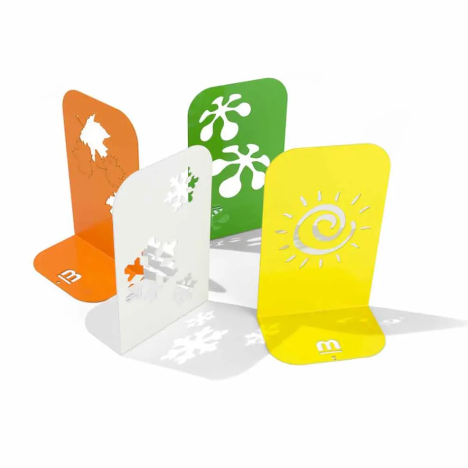 Kit 4 Serre-livres &quot;Blokko&quot; Mabele Viadurini