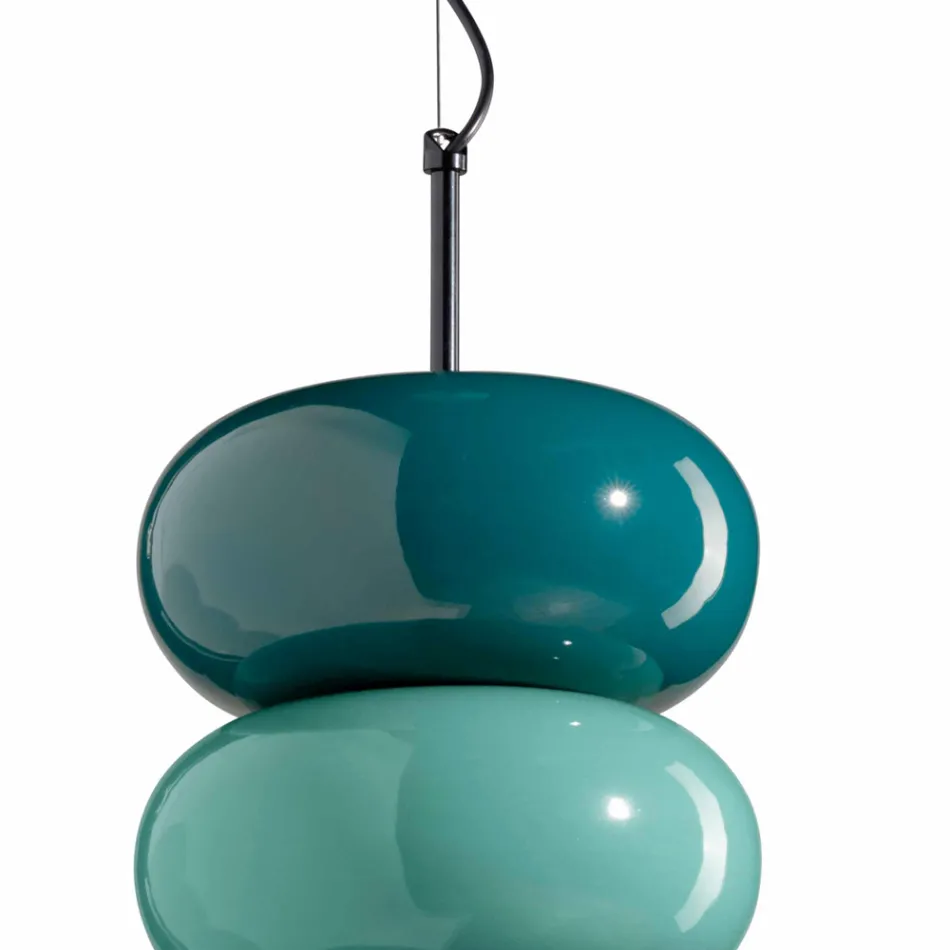 Lampe à 3 éléments en céramique de différentes formes Made in Italy - Bumbum Viadurini