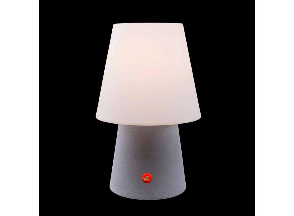 Lampe LED rechargeable en plastique coloré pour intérieur ou extérieur - Fungostar Viadurini