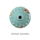 Applique Crescent faite à la main en fer et céramique - Vintage Viadurini