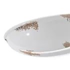 Applique Crescent faite à la main en fer et céramique - Vintage Viadurini