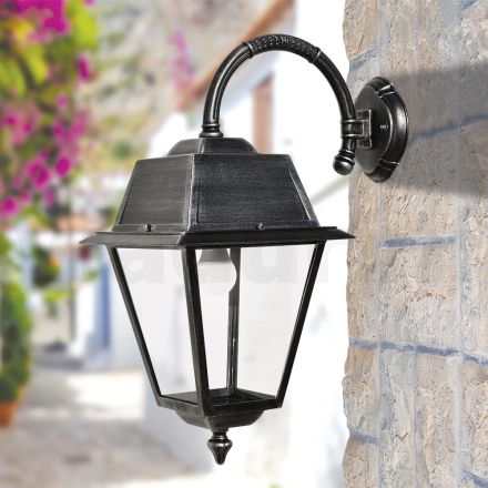 Applique d'extérieur vintage en aluminium fabriquée en Italie - Doroty Viadurini